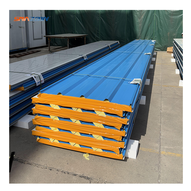 Glass wool roof panel